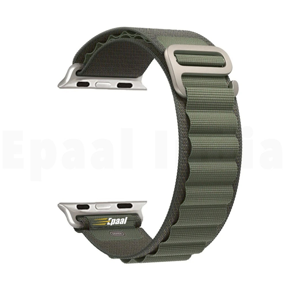 Epaal Alpine Loop Strap For Watch 49mm 45mm 44mm 42mm, With Metal G Hook Smart Watch Strap