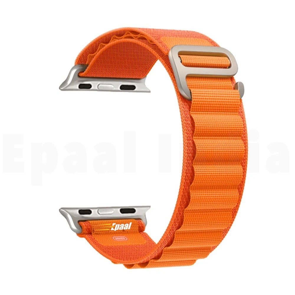 Epaal Alpine Loop Strap For Watch 49mm 45mm 44mm 42mm, With Metal G Hook Smart Watch Strap