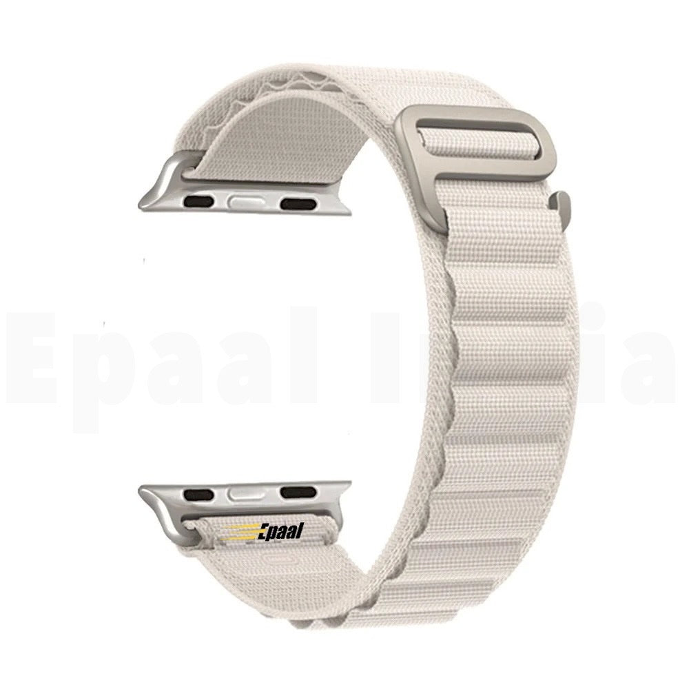 Epaal Alpine Loop Strap For Watch 49mm 45mm 44mm 42mm, With Metal G Hook Smart Watch Strap