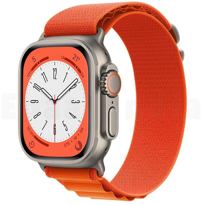 Epaal Alpine Loop Strap For Watch 49mm 45mm 44mm 42mm, With Metal G Hook Smart Watch Strap